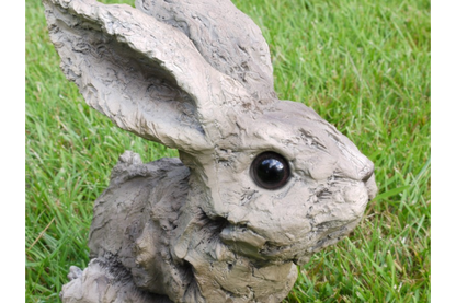 Wood Effect Bunny - Charming Resin Figurine | Sign of the times Stoke