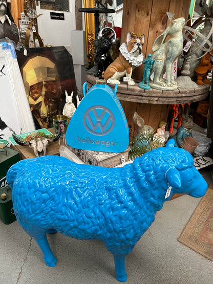 Blue Sheep Garden Ornament – Vibrant Resin Sculpture for Indoor & Outdoor Use | Sign of the times Stoke