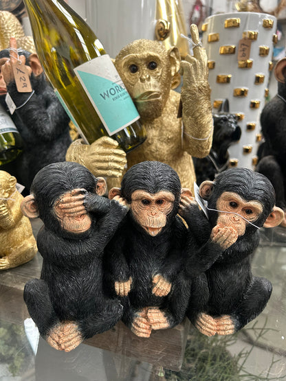 Three Monkeys – Hear No, See No, Speak No Evil Ornament