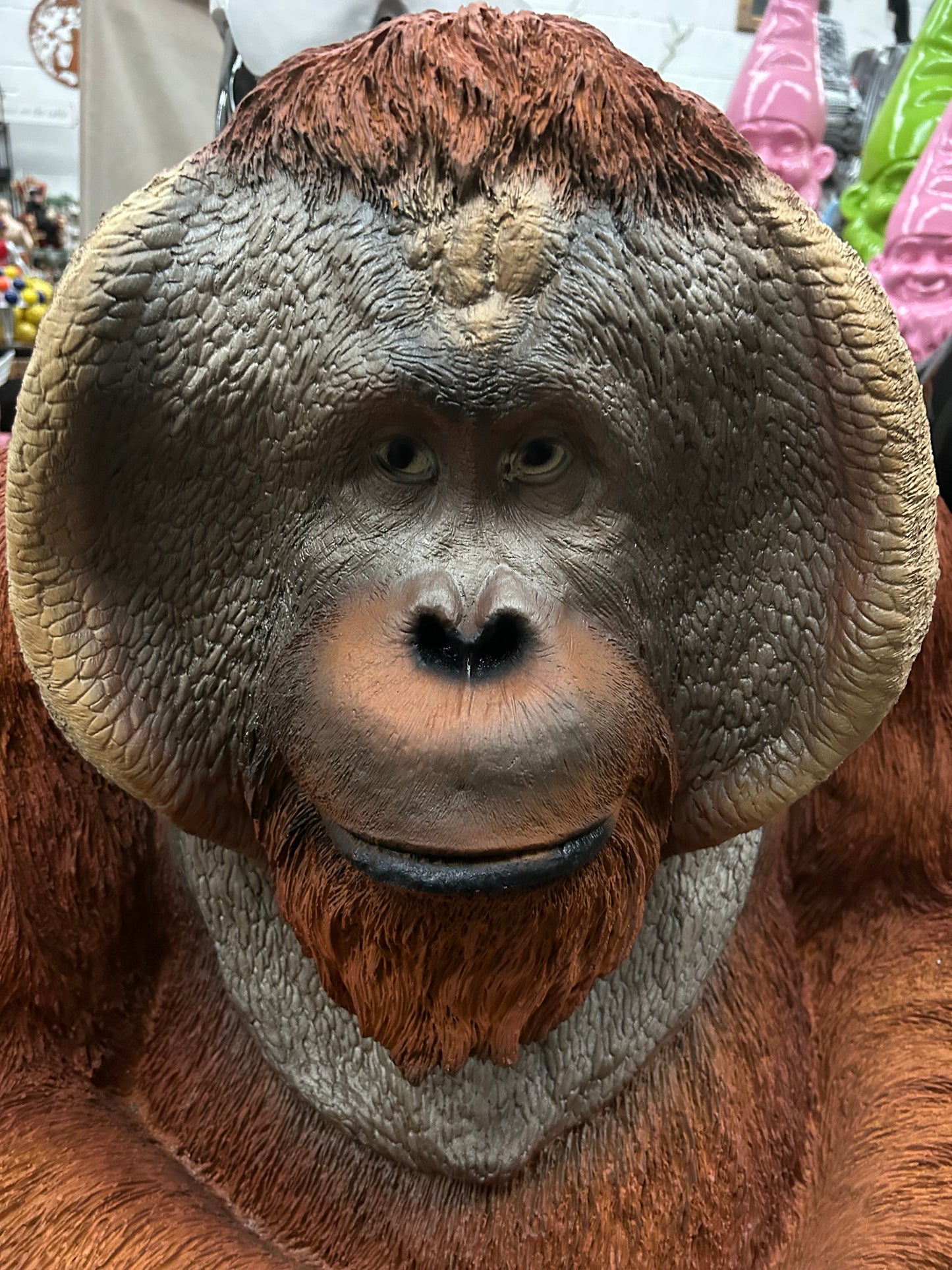 Large Orangutan Resin Figure – Outdoor Garden Sculpture