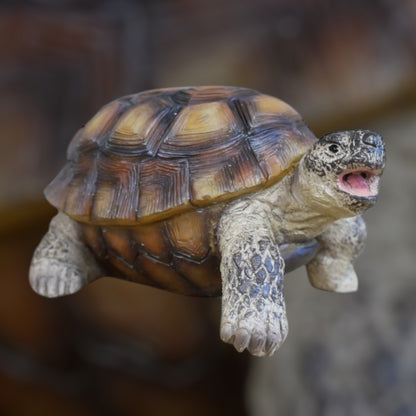 Small Tortoise Ornament | Charming Animal Decor for Home or Garden