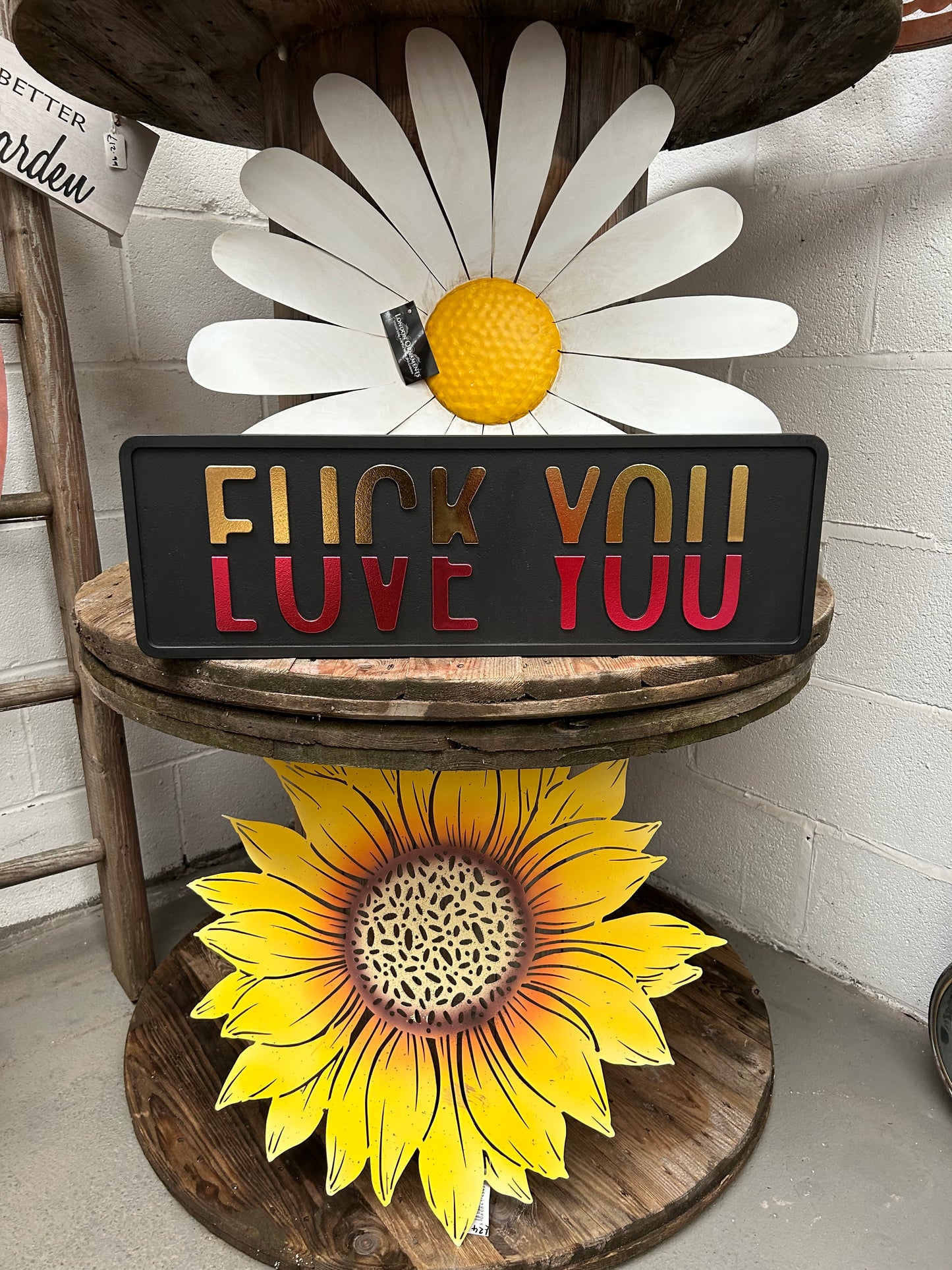 Sunflower Wall Art - Vibrant Metal Decor for Indoor/Outdoor | Sign of the times Stoke