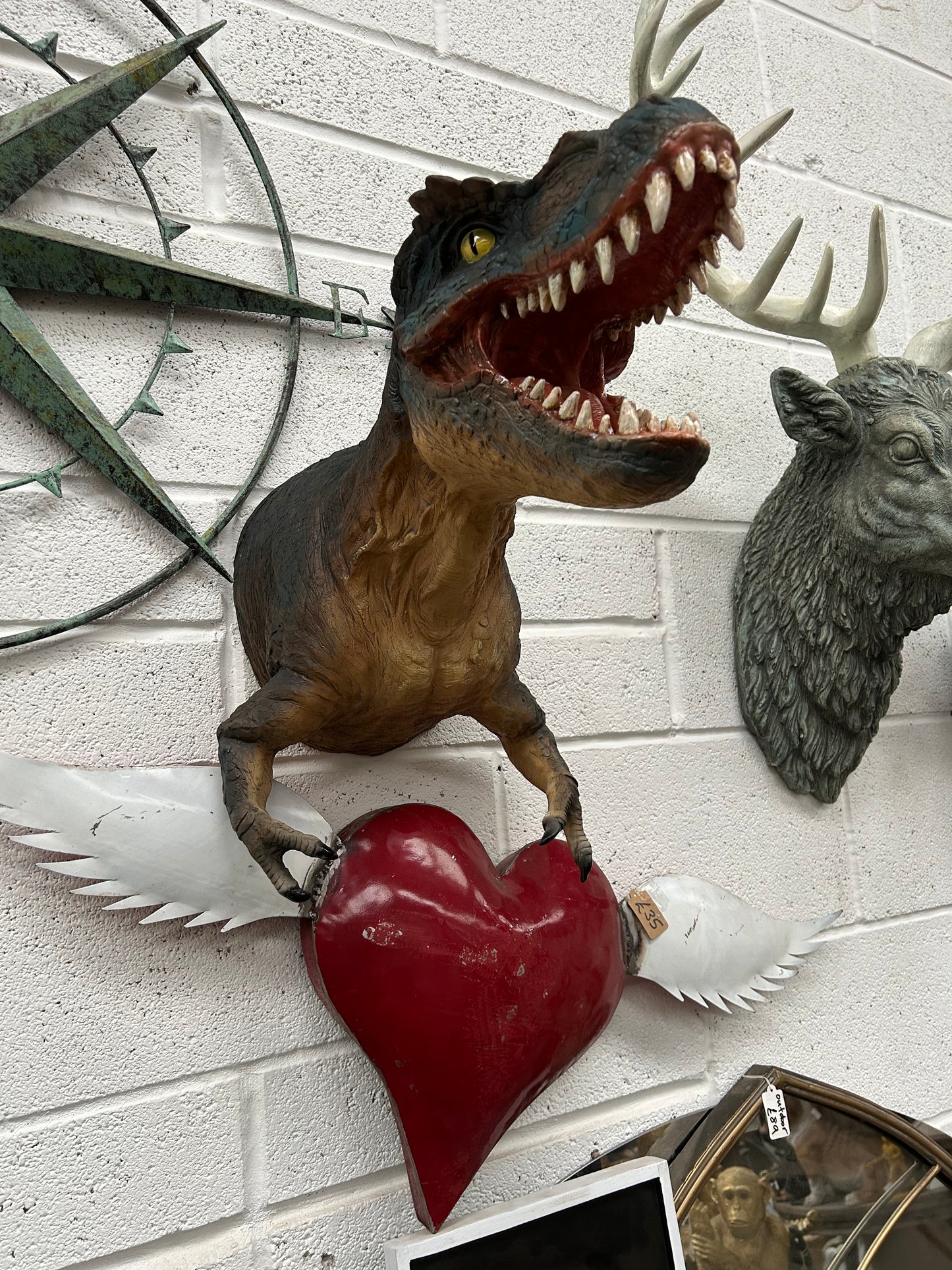 T-Rex Wall Mount – Resin Dinosaur Head with Free Shipping | Sign of the times Stoke