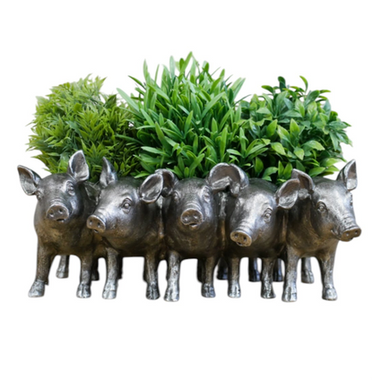 Pig Planter | Whimsical Animal Plant Pot for Indoors or Garden