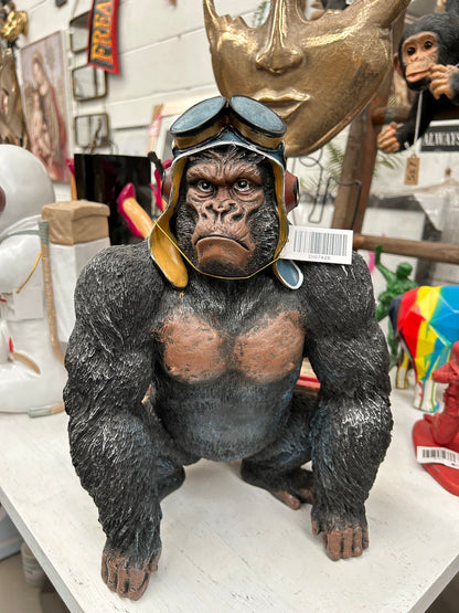 Moody Gorilla – Bold and Expressive Animal Sculpture