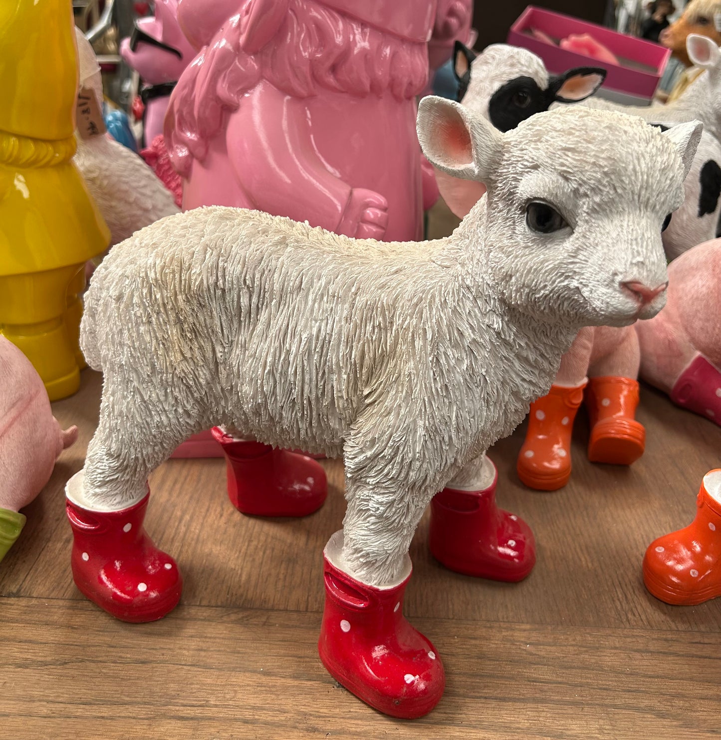 Lamb with wellies | Sign of the times Stoke