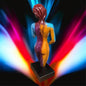 Colourful Sculpture of Lady – Vibrant Modern Decorative Figure