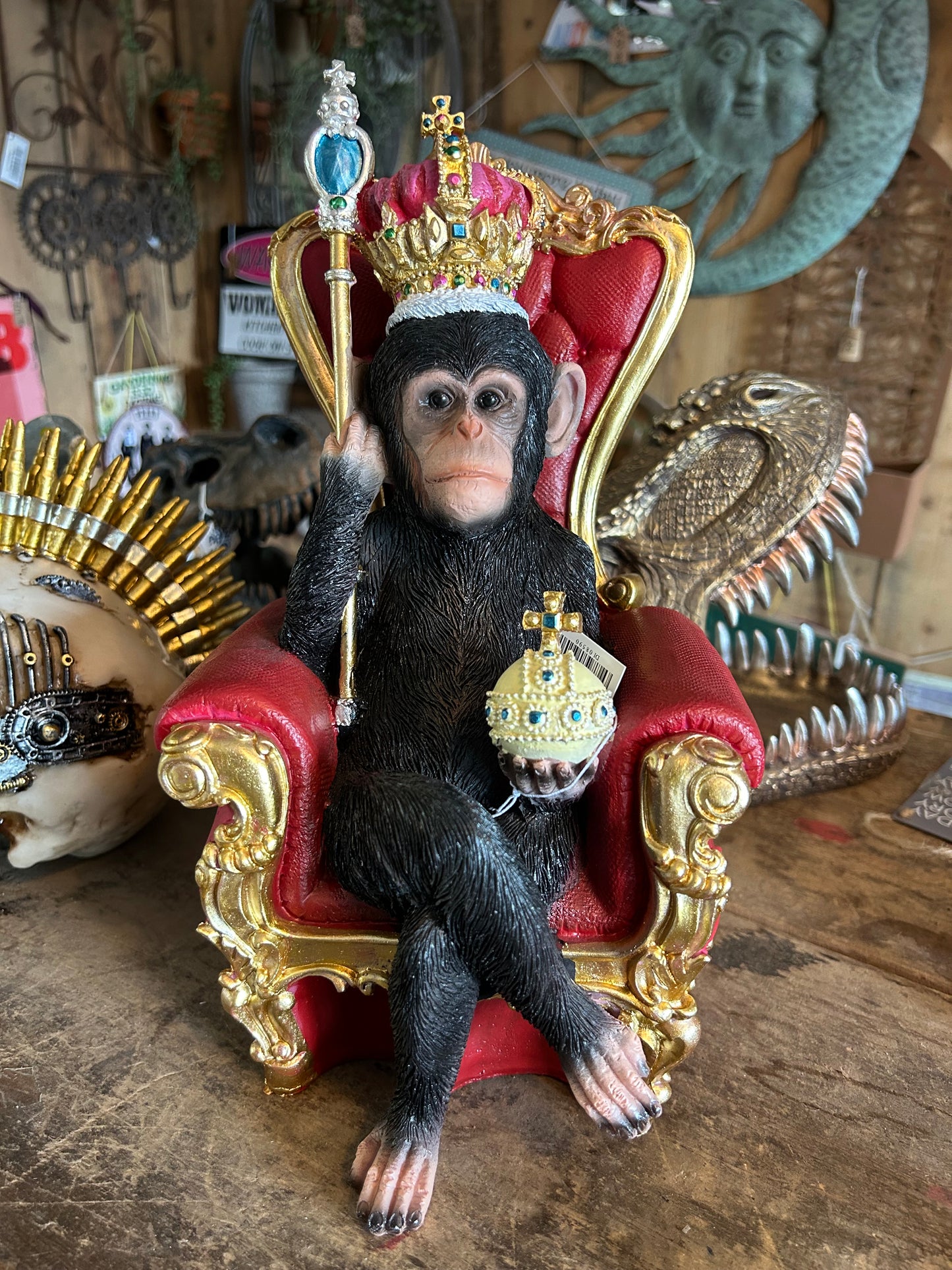 King of the Jungle Monkey – Regal Animal Figurine