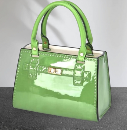 Green Ceramic Handbag Vase – Chic & Playful Statement Decor