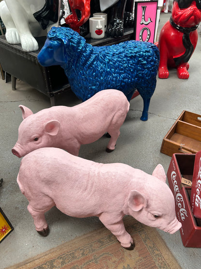 Charming Pig Sculpture – Indoor/Outdoor Decor | Sign of the times Stoke