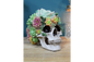 Flowered Skull - Unique Resin Skull Decor with Succulent Accents | Sign of the times Stoke