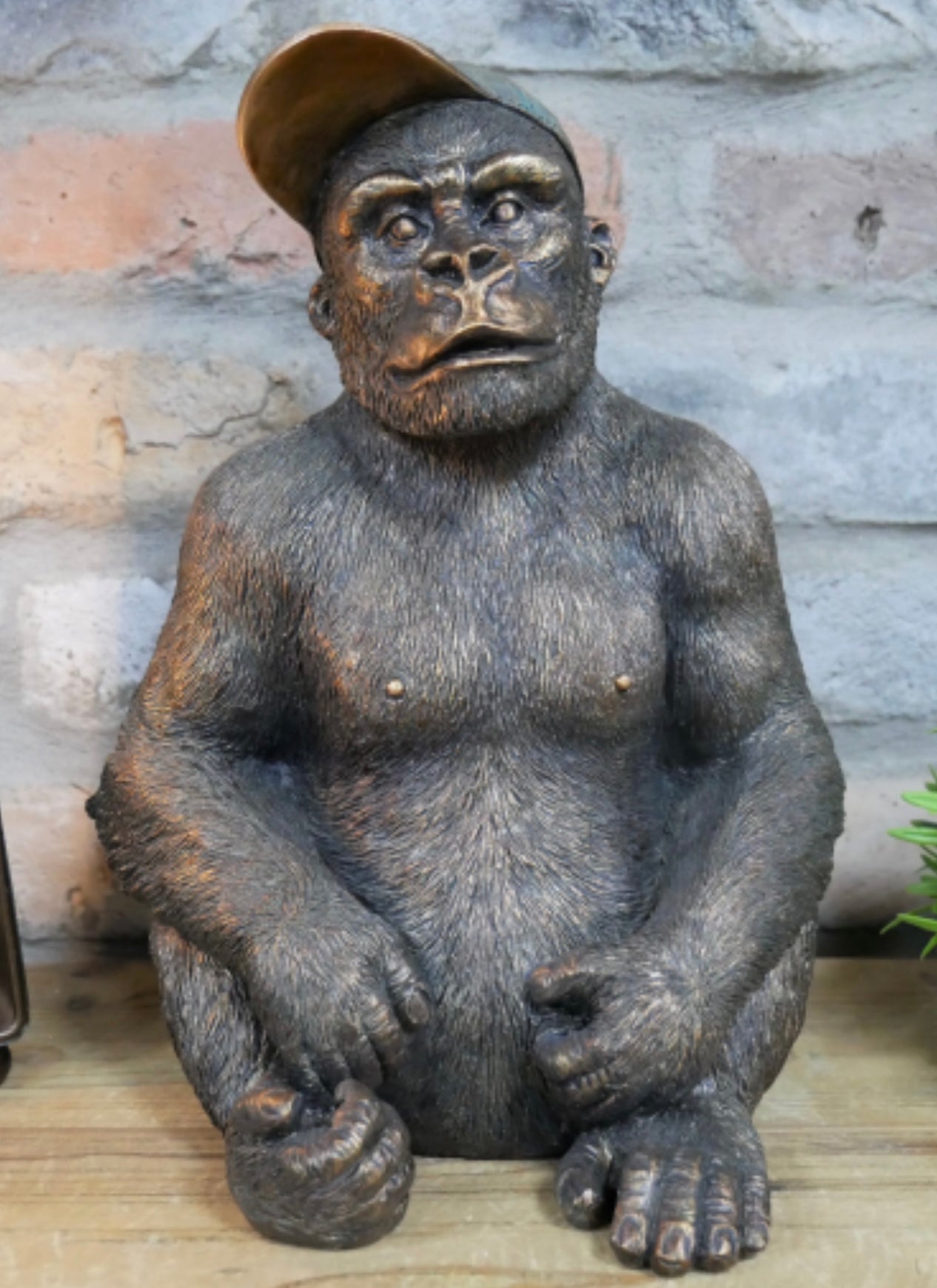 Gavin the Gorilla Junior – Charming Resin Gorilla Sculpture | Sign of the times Stoke