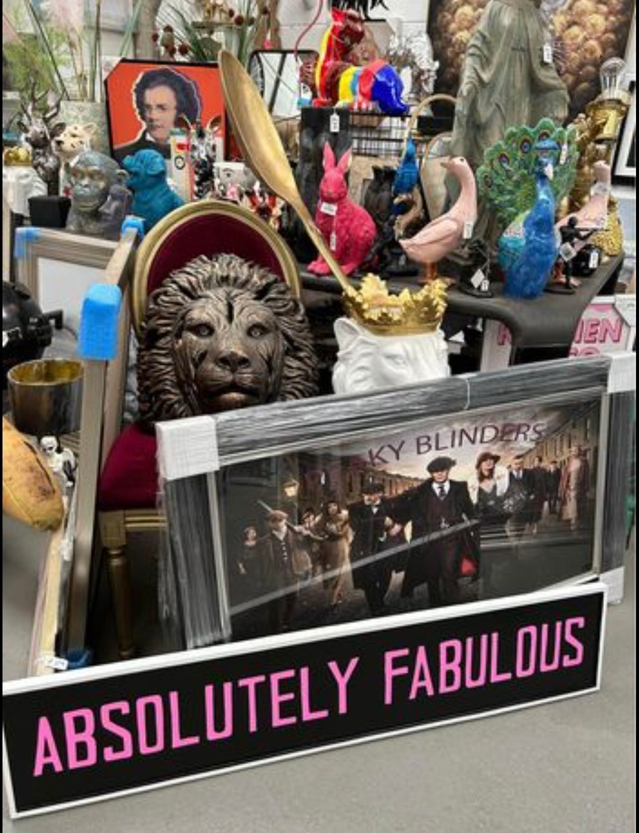 "Absolutely Fabulous" Sign - Bold MDF Wall Art | Sign of the times Stoke