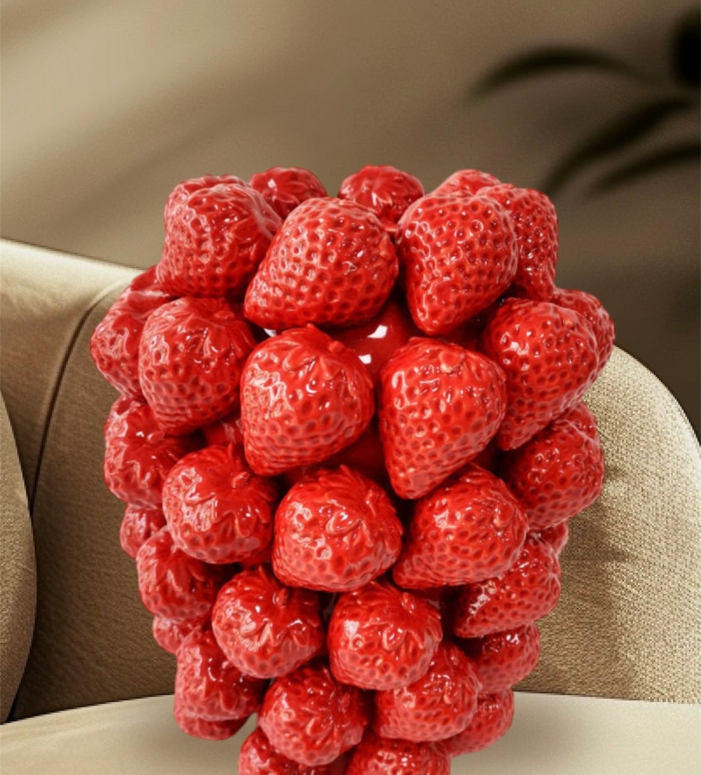 Ceramic Strawberry Vase – Unique Decorative Fruit-Inspired Vase | Sign of the times Stoke