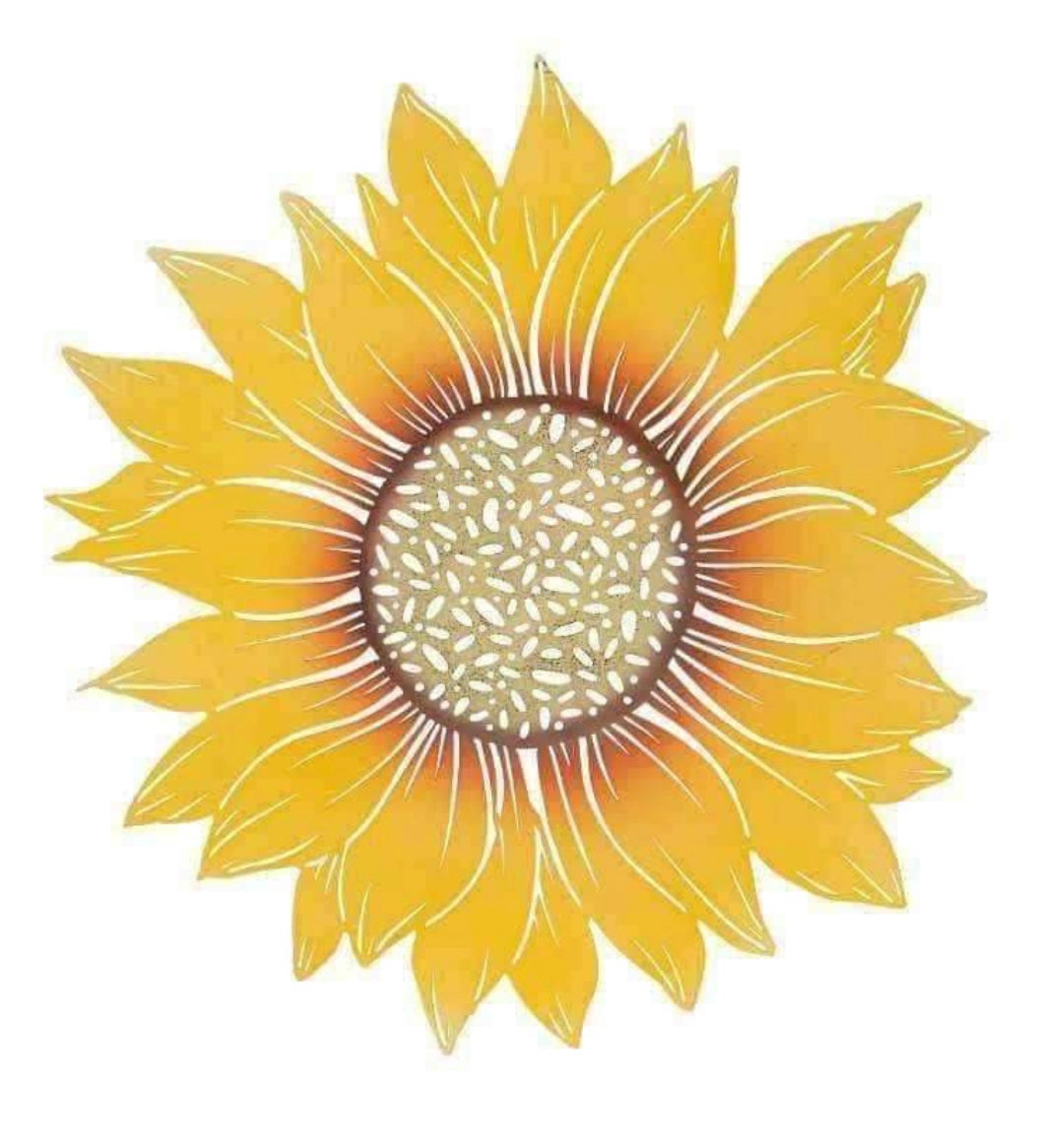 Sunflower Wall Art - Vibrant Metal Decor for Indoor/Outdoor | Sign of the times Stoke