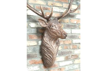 Giant Brown Stag Head – Grand Statement Wall Mount