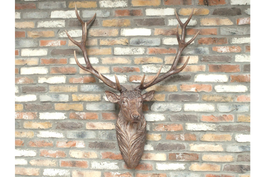 Giant Brown Stag Head – Grand Statement Wall Mount