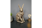 Gold Hare Ornament - Elegant Resin Hare with Twisted Willow Effect | Sign of the times Stoke