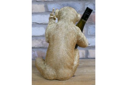 Up Yours Monkey Gold Wine Holder – Quirky & Bold Bottle Display