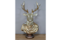 Gold Stag Bust - Elegant Golden Resin Sculpture | Sign of the times Stoke