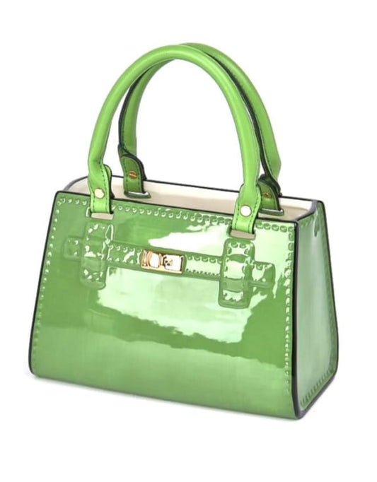 Green Ceramic Handbag Vase – Chic & Playful Statement Decor