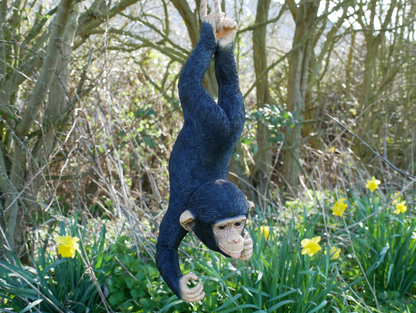 Hanging Monkey on Rope - Cute Resin Monkey Figurine | Sign of the times Stoke