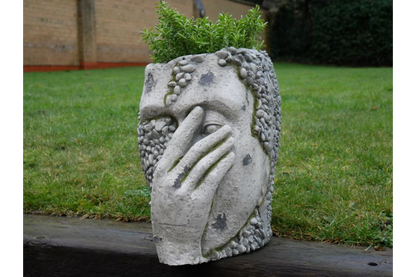 Stunning Head Planter with Flat Bottom – Elegant and Unique Garden Decor | Sign of the times Stoke