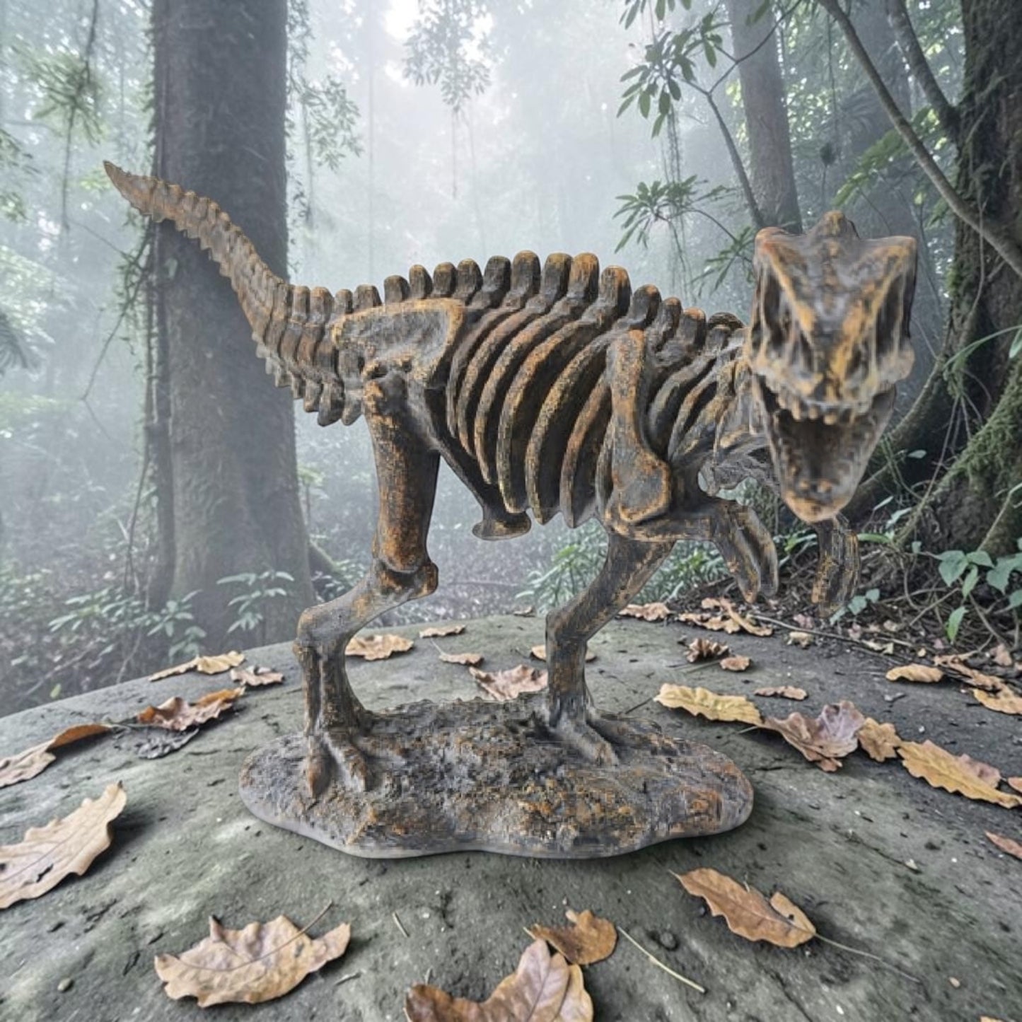 T-Rex Dinosaur Skeleton Ornament – Prehistoric Decorative Figure | Sign of the times Stoke