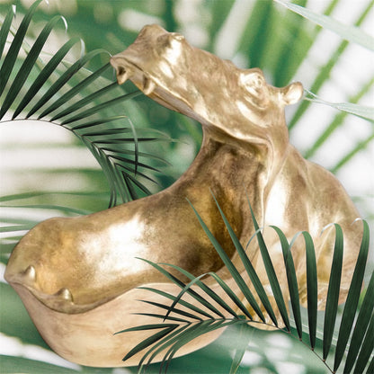 Gold Hungry Hippo Storage Bowl - Unique Decorative Organizer