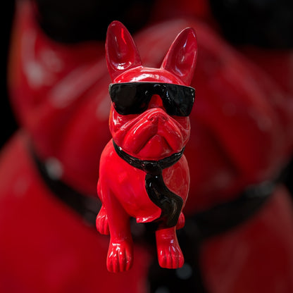 Frenchi Sculpture – Stunning Red Fiberglass Sculpture, Indoor/Outdoor Use