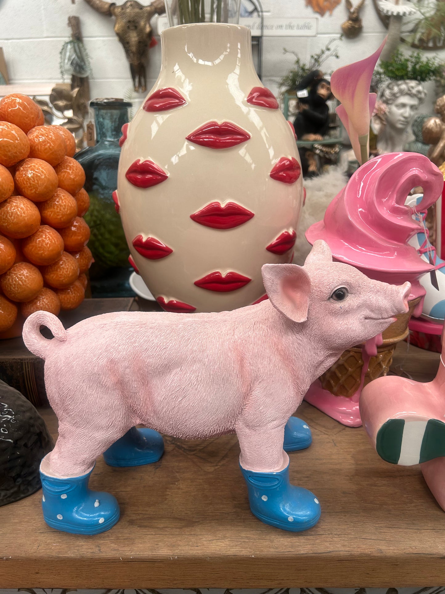 Pig with wellies