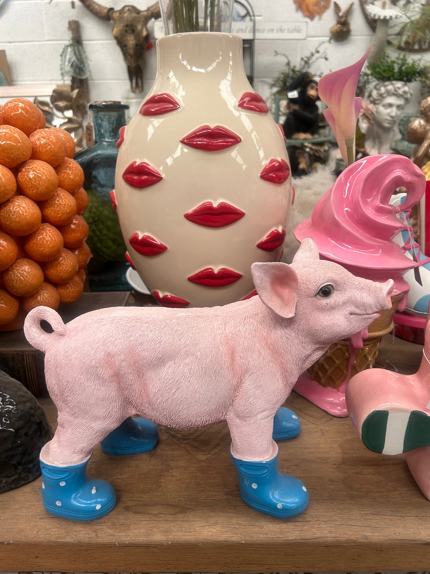 Pig with wellies