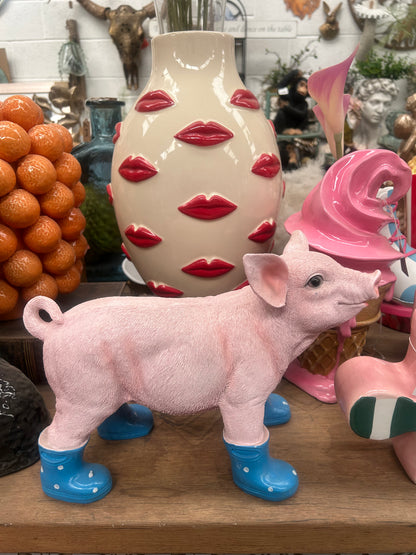 Pig with wellies