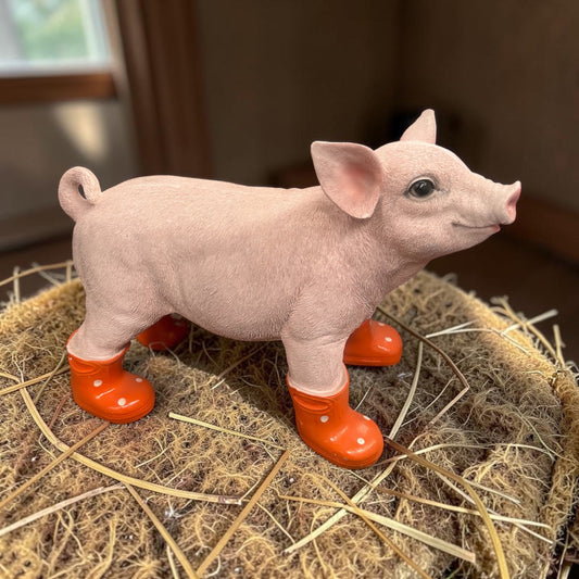 Pig with wellies | Sign of the times Stoke