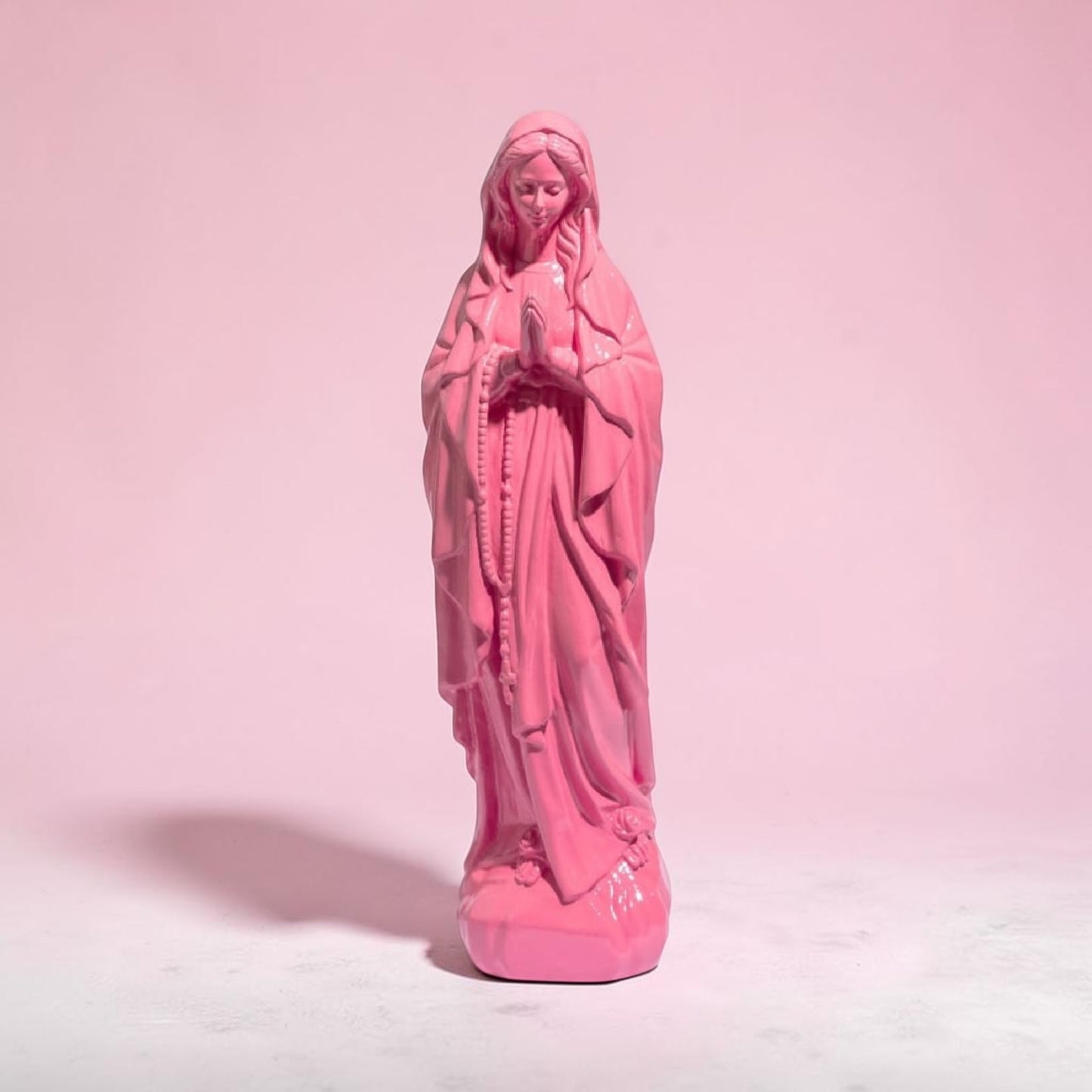 Pink Praying Maria Figure — heavenly style with a pop of pink | Sign of the times Stoke