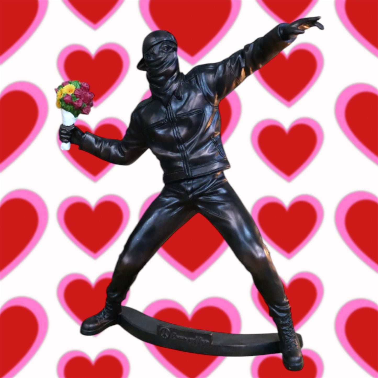 Banksy Inspired Mini Sculpture – Artistic Statement Piece