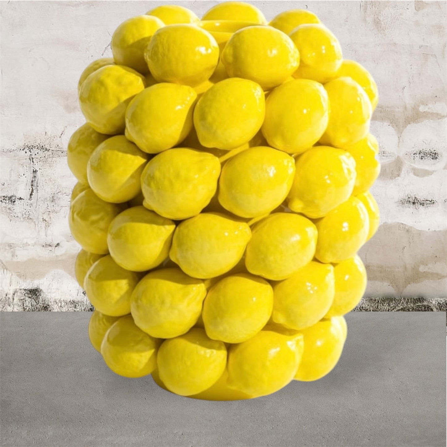 Stunning Ceramic Lemon Vase – Bright and Stylish Decor