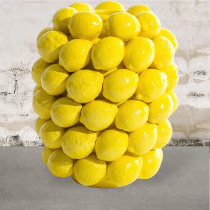 Stunning Ceramic Lemon Vase – Bright and Stylish Decor
