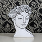 Monochrome Lady Vase - Elegant Ceramic Decor for Modern Interiors