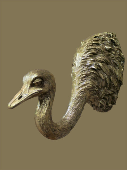 Ostrich Wall Decor – Quirky and Elegant Wall Sculpture
