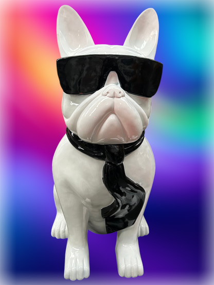 4FT Giant Frenchie Sculpture - Indoor or Outdoor