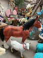 Large Standing Horse – 105cm Long Decorative Horse Figure