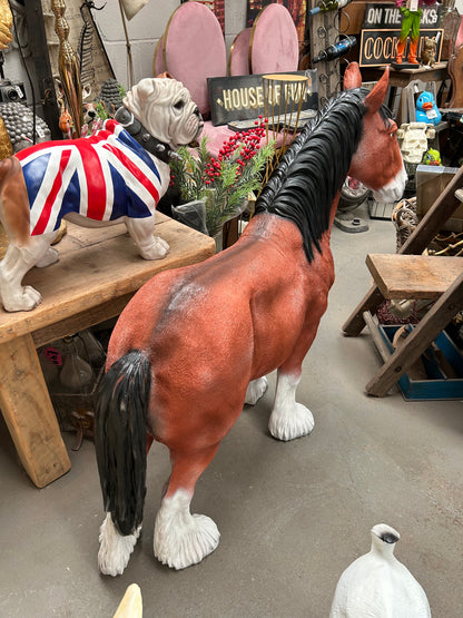 Large Standing Horse – 105cm Long Decorative Horse Figure