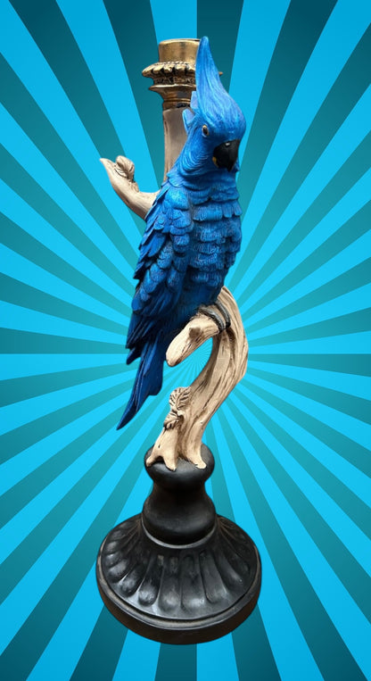 Cockatoo Candle Holder – Unique Tropical Home Décor