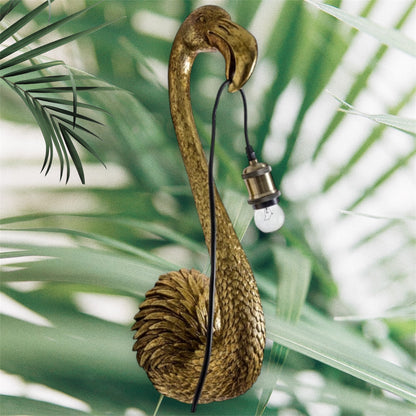 Gold Flamingo Head Wall Light – Elegant and Unique Lighting Fixture