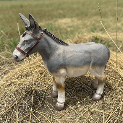 Large Resin Donkey – 95cm Decorative Animal Sculpture | Sign of the times Stoke