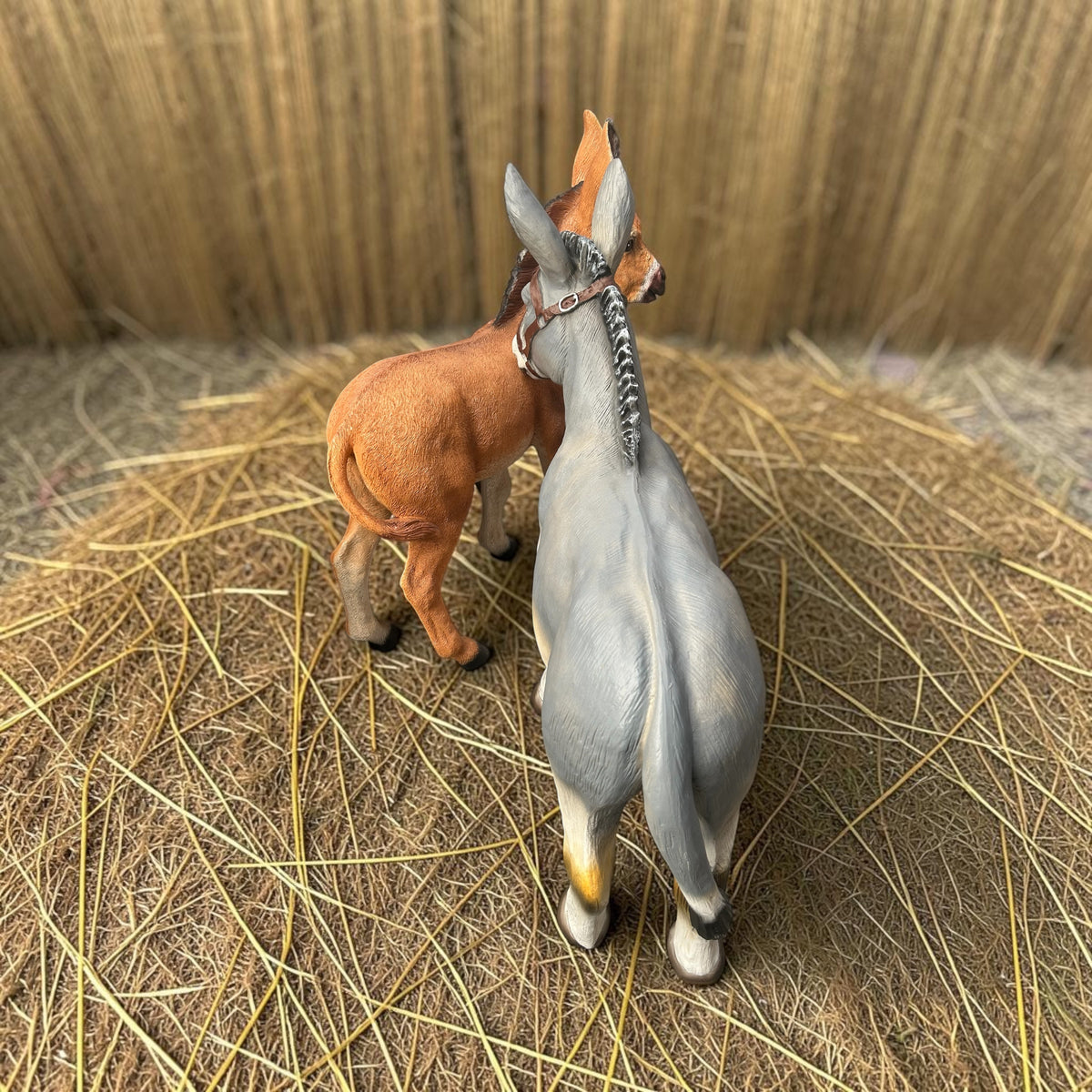 Large Resin Donkey – 95cm Decorative Animal Sculpture