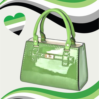 Green Ceramic Handbag Vase – Chic & Playful Statement Decor