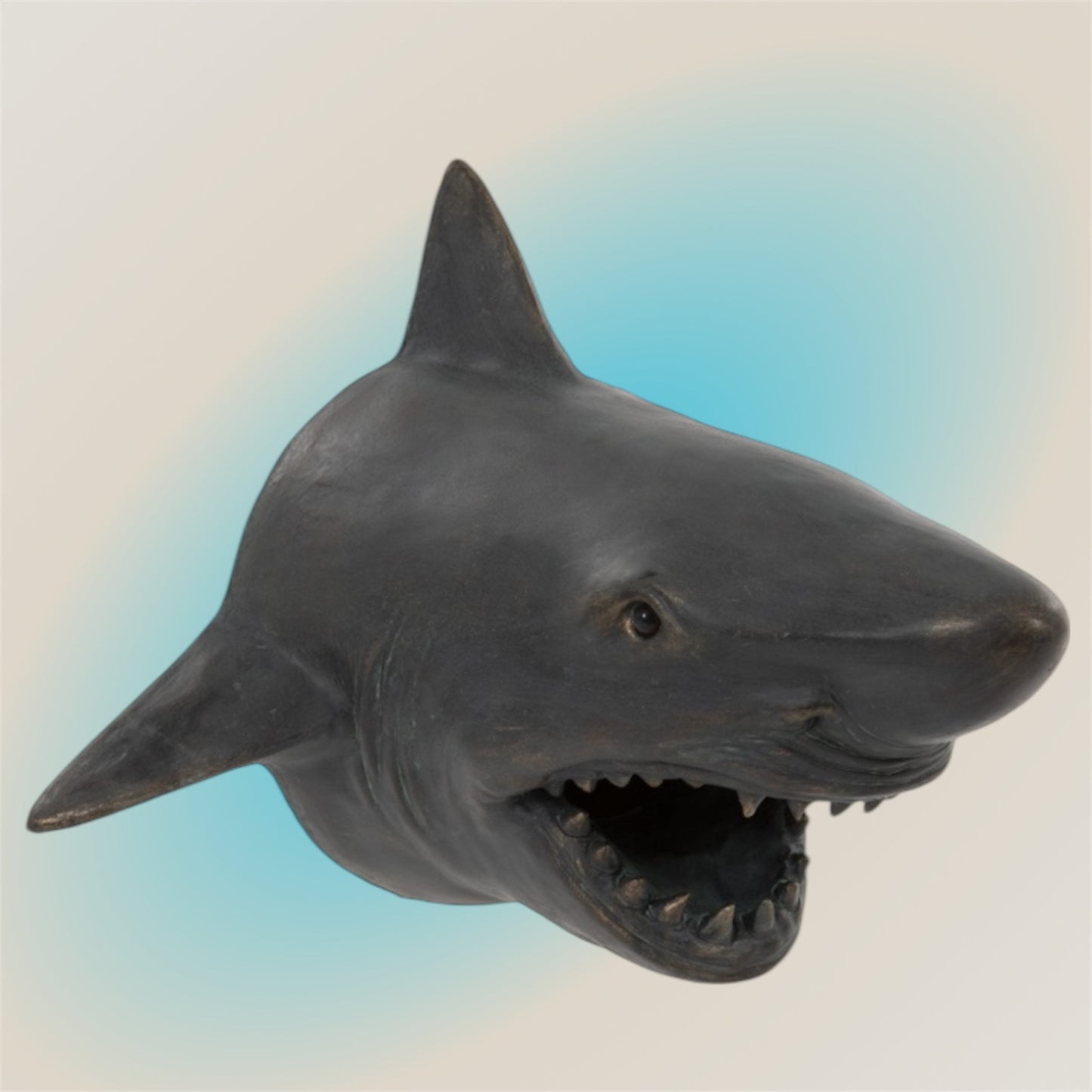 Shark Head Wall Mount – Bold Ocean Predator Decor