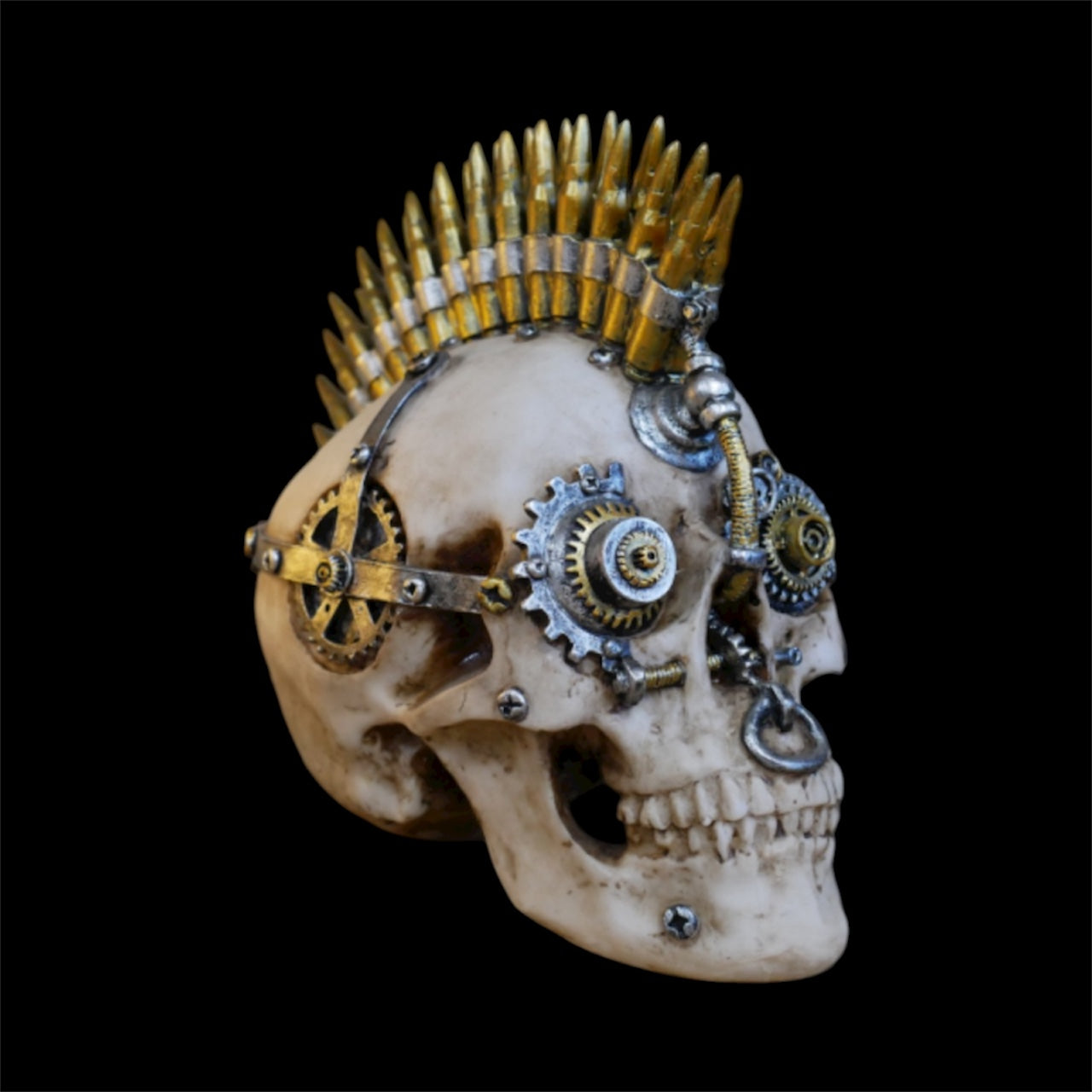 Steampunk Skull – Industrial Gothic Steampunk Decor